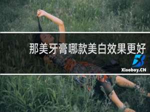 那美牙膏哪款美白效果更好