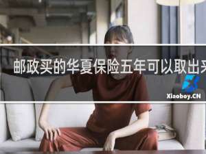 邮政买的华夏保险五年可以取出来吗