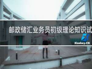 邮政储汇业务员初级理论知识试卷