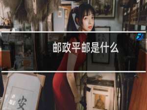 邮政平邮是什么