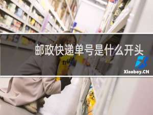 邮政快递单号是什么开头