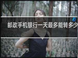 邮政手机银行一天最多能转多少钱