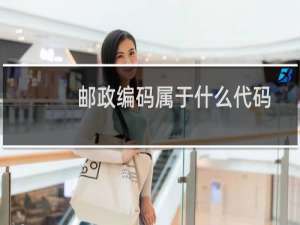 邮政编码属于什么代码