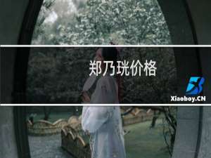 郑乃珖价格