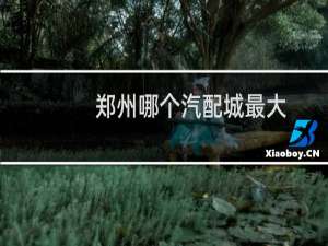 郑州哪个汽配城最大