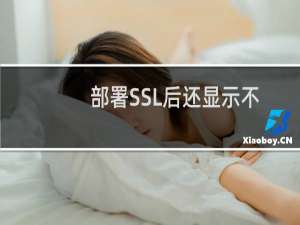 部署SSL后还显示不安全