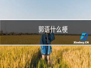 郭语什么梗