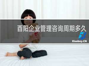 酉阳企业管理咨询周期多久