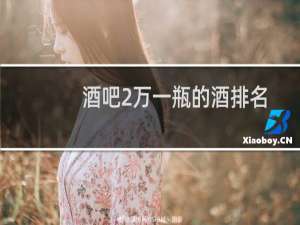 酒吧2万一瓶的酒排名