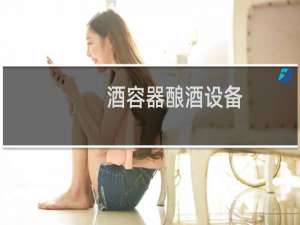 酒容器酿酒设备