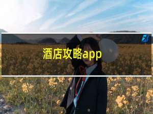 酒店攻略app