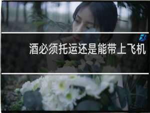 酒必须托运还是能带上飞机