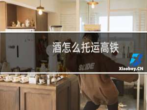 酒怎么托运高铁