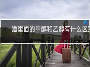酒里面的甲醇和乙醇有什么区别