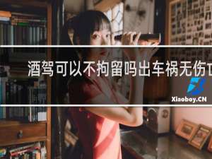 酒驾可以不拘留吗出车祸无伤亡