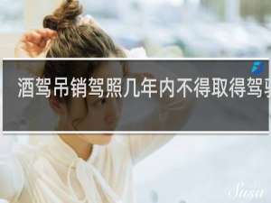 酒驾吊销驾照几年内不得取得驾驶证