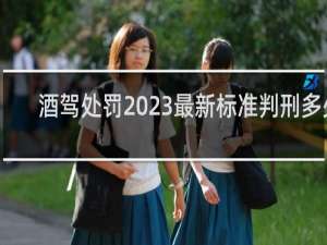 酒驾处罚2023最新标准判刑多少