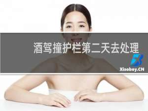 酒驾撞护栏第二天去处理