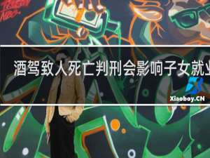 酒驾致人死亡判刑会影响子女就业吗