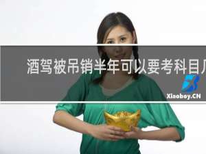 酒驾被吊销半年可以要考科目几