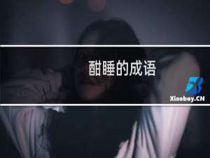 酣睡的成语