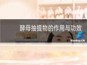 酵母抽提物的作用与功效