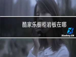 酷家乐橱柜岩板在哪