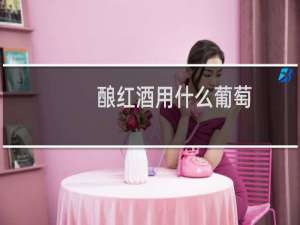 酿红酒用什么葡萄
