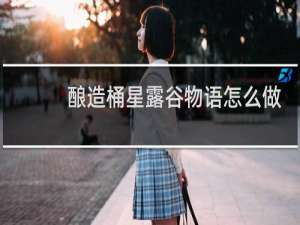 酿造桶星露谷物语怎么做