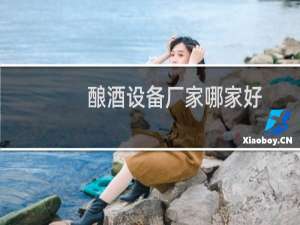 酿酒设备厂家哪家好