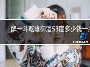 醉一斗乾隆御酒53度多少钱一瓶
