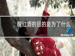 醒红酒的目的是为了什么