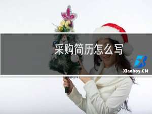 采购简历怎么写