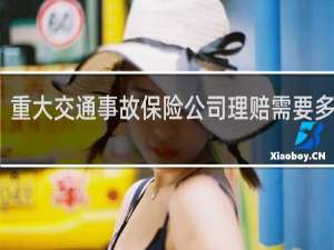 重大交通事故保险公司理赔需要多少天