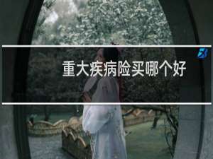 重大疾病险买哪个好