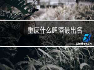 重庆什么啤酒最出名
