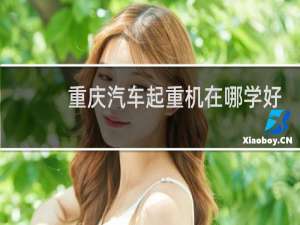 重庆汽车起重机在哪学好