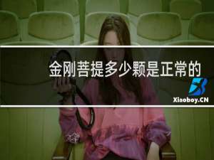 金刚菩提多少颗是正常的