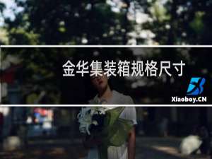 金华集装箱规格尺寸