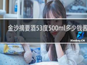 金沙摘要酒53度500ml多少钱酱吧