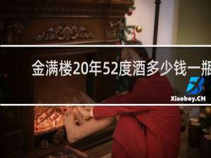 金满楼20年52度酒多少钱一瓶