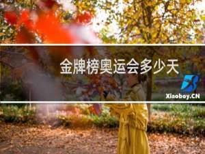 金牌榜奥运会多少天