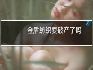 金盾纺织要破产了吗