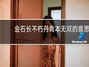 金石长不朽丹青本无双的意思