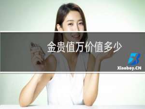 金贵值万价值多少