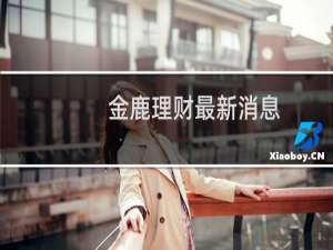 金鹿理财最新消息