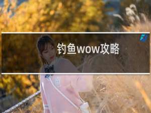 钓鱼wow攻略