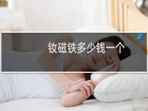 钕磁铁多少钱一个