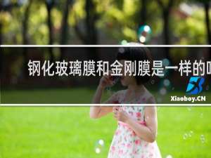 钢化玻璃膜和金刚膜是一样的吗