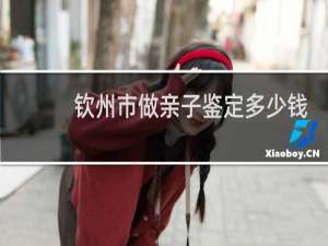 钦州市做亲子鉴定多少钱